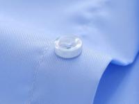 Camisa Social Para Hombre De Calidad Alta Anti-Arrugas Con Cuello En V Y Botones Larga Manga Para Oficina Y Negocios Blanco Ajustada - details 11
