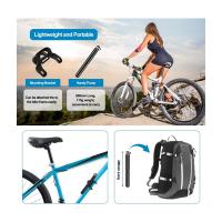 Gifort Mini Bomba para Bicicleta, 160 PSI Bomba de Mano Portátil de Aluminio Alta Presión con Manómetro y Aguja para Todos Bicicleta Pelota, Adecuada para Válvulas Presta,Dunlop y Schrader - details 3