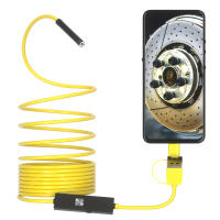 Cámara De Endoscopio Android Con 6 LED Ajustables IP67 Impermeable 1m 2m 5m Micro Cámara De Inspección Video Tubo Serpiente Borescope - details 24