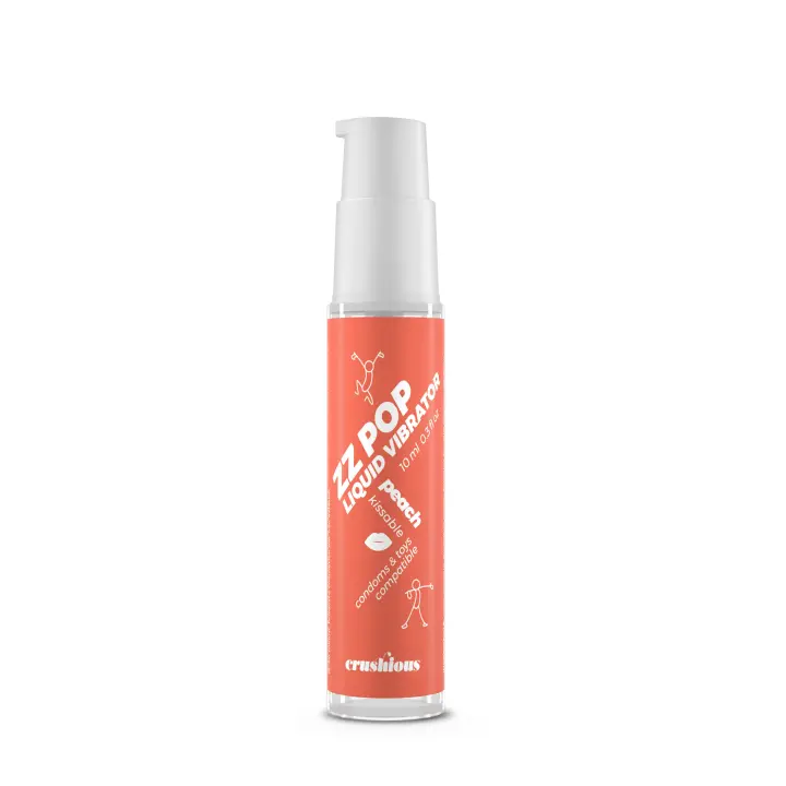 Lubricante Efecto Vibración Aroma Melocotón ZZ Pop Crushious - 1