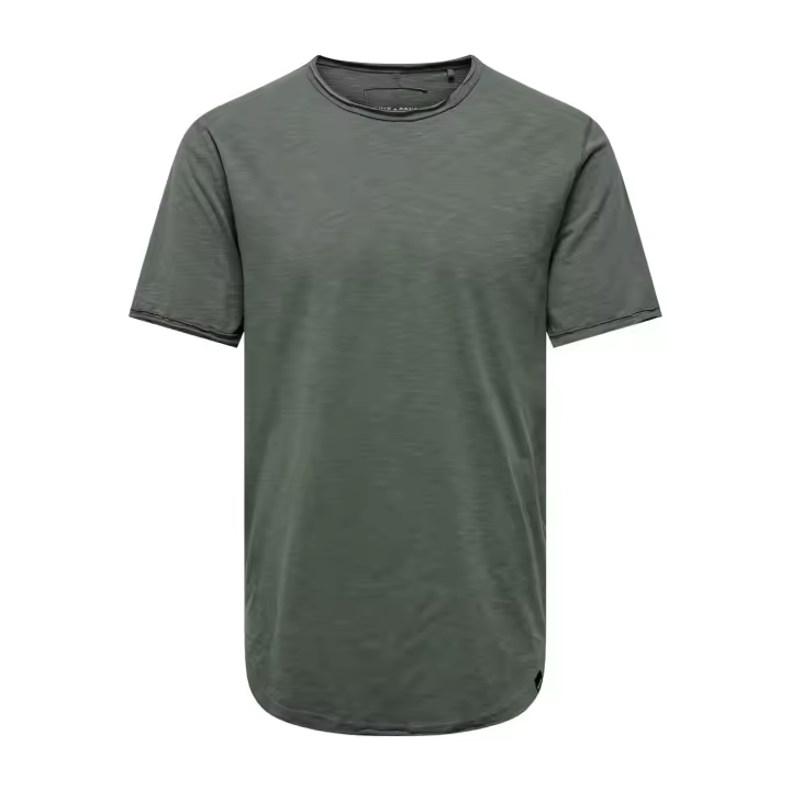 Camiseta M/c Hombre Verde Khaki Only & Sons - 1