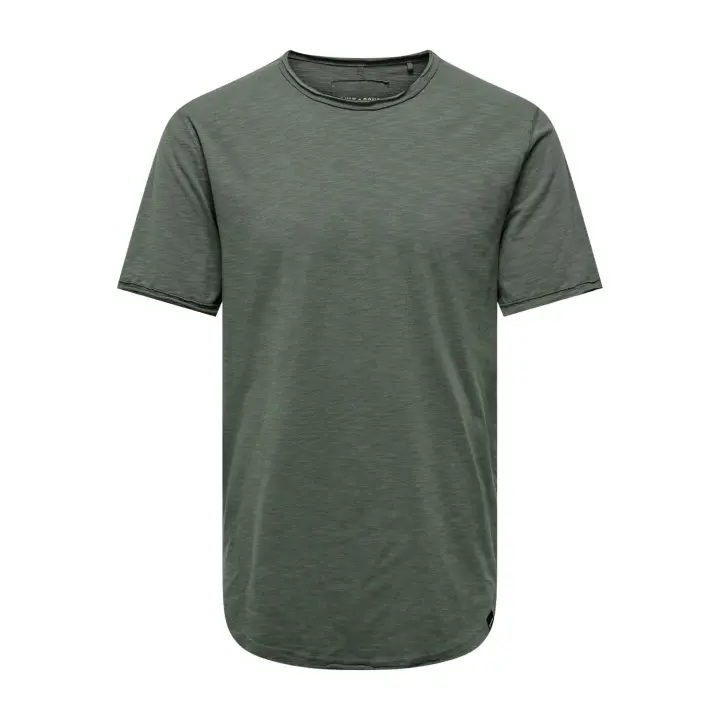 Camiseta M/c Hombre Verde Khaki Only & Sons - 1