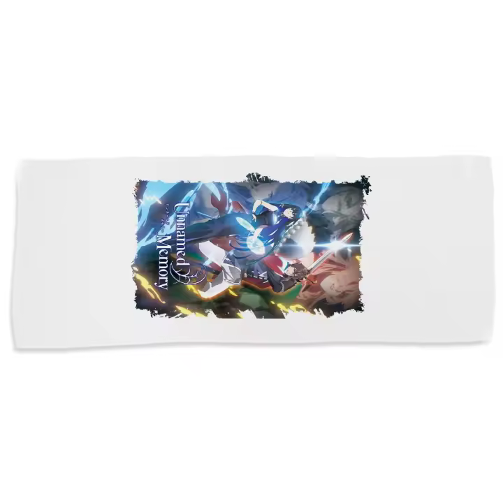 MERCHANDMANIA TOALLA MEDIANA GIMNASIO ABSORBENTE Unnamed Memory serie anime isekai bruja heroe suave con bolsita - 1