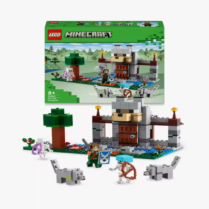 LEGO Minecraft 21261 La Fortaleza-Lobo edad a partir de 8+ años 24L21261 - 1