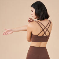 Deportiva Para Mujer Sujetador De Yoga Top De Camiseta Alta Absorción Respirable Deporte Fitness Running Gimnasio Ropa Deportiva - details 10