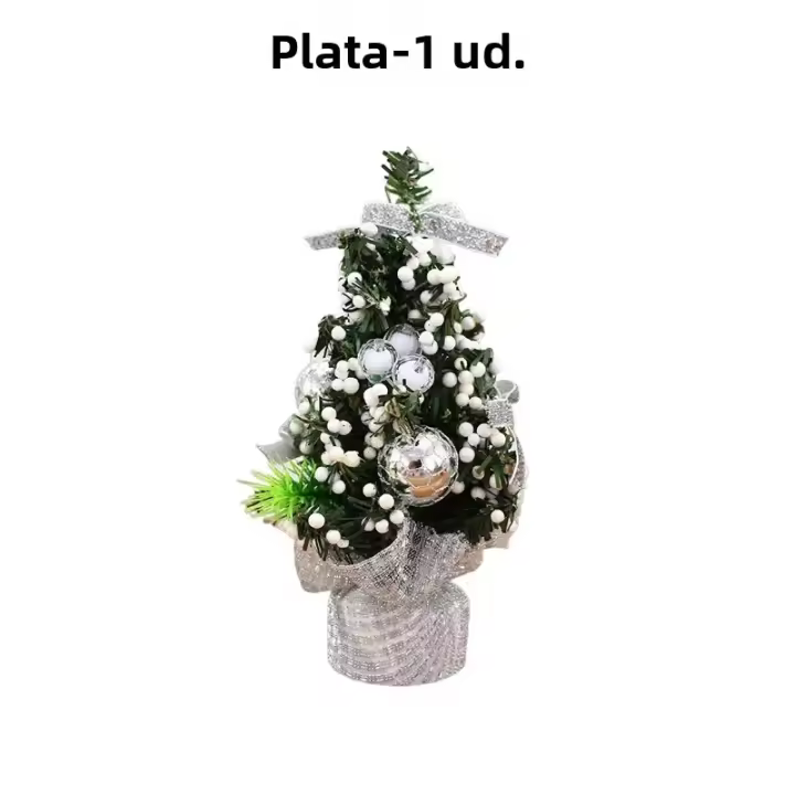 Decoración De Árbol De Navidad De 20 Cm Para Mesa Regalos Para Fiesta De Año Nuevo Adornos Para Fiesta Y Decoración De Mesa - 1