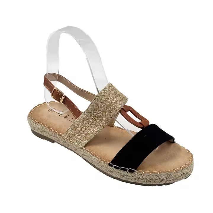 JZ Hermanos Sandalias Planas Estilo Rústico – Comodidad y Elegancia Natural para mujer - 1