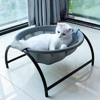 Cama Para Gatos Y Perros Colchón Hamaca De Algodón Transpirable Desmontable Con Estructura Fuerte Y Estable Suministro De Mascotas - details 0