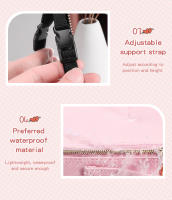 Bolso De Maquillaje Para Viaje Con Espejo Grande Iluminado Organizador De Cosméticos Profesional Impermeable Y Partitionable - details 11