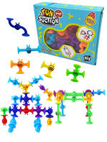 Juego Interactivo De Papá E Hijo Con Juguetes De Ventana Y Baño Pequeños Abejas Succión De Vidrio Bloques De Construcción Suaves Set De 1 Pieza - details 3