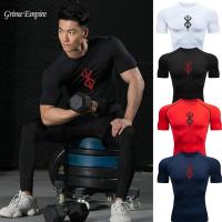Camiseta De Compresión Para Hombre Guts Dutrieux Fitness Running Deporte Tshirts Tiras De Gimnasio Deportivas Secado Rápido Verano Tee S-3xl - details 1