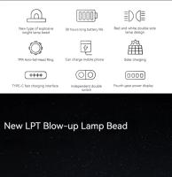 Lámpara De Mano Con Luz Fuerte Cargable Solar Super Brillante Para Exteriores Y Búsquedas De Patrulla Iluminación De Emergencia De Longitud De Alcance - details 1