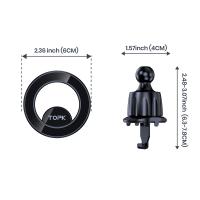 TOPK Soporte para Teléfono de Coche MagSafe – Soporte Magnético con Rotación 360°, Montaje en Salida de Aire, Compatible con Todos los Teléfonos Móviles - details 9