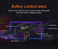 Patinetes electricos adultos Kukirin G4, Patinete eléctrico Plegable de 11", Motor de 2000 W, batería de 60V 20Ah, autonomía de 75 km, Ideal para el Trabajo y Viajes Cortos Fuera de Carretera - details 5