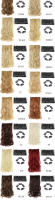 Extensiones De Cabello Sintético Hairstar 24" Larga Y Rizada Un Peça Con 5 Clips Para Mujer Textura Suave Puro Color - details 6