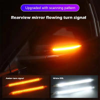 2PCS Lámpara De Señal De Espejo Retrovisor LED Para Coche 12V Flujo De Señal De Giro DRL Luz De Day Running Light Flexible Para Automóvil - details 6