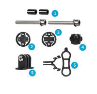 Soporte De Aluminio Para Computadora De Bicicleta RIDERACE Montura Para Manillar De Montaña Y Carretera Compatible Con Garmin Equipamiento De Ciclismo - details 3