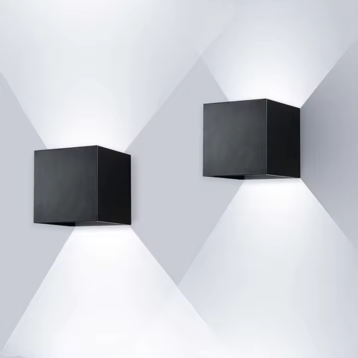 Aplique LED COB Negro 12W Interior/Exterior IP67 - 1