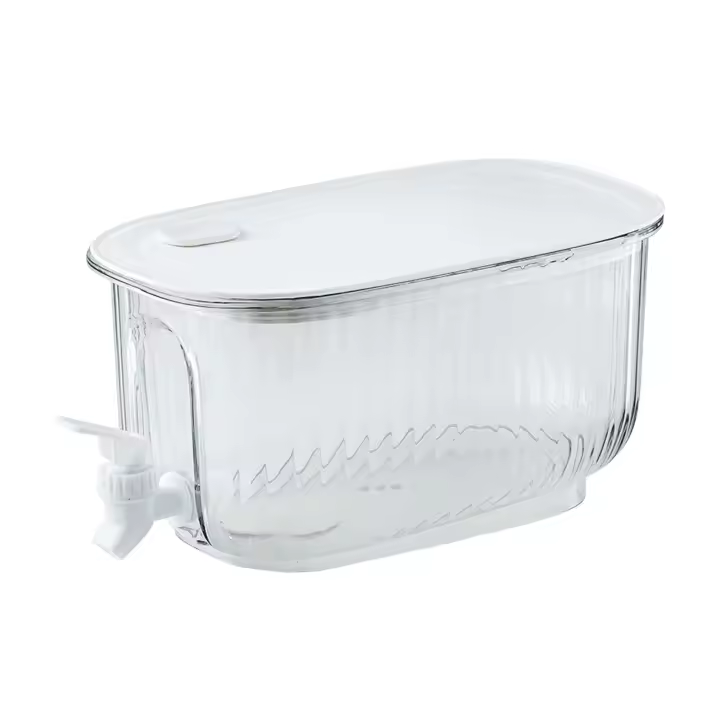 Botella De Agua Para Nevera Con Grifo Gran Capacidad Juguete De Agua Fría Para Bebidas Jug De Jugo Para El Hogar - 1
