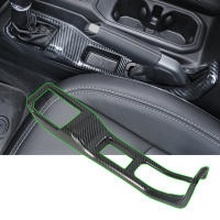 Cubierta De Decoración Para Portavasos Del Panel De Cambio De Marchas 4WD Para Jeep Wrangler JL 2018-2023 ABS Fibra De Carbono Roja Accesorios De Interior - details 2