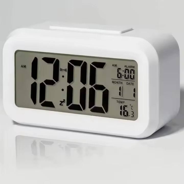 Reloj De Alarma Digital LED Con Función De Sueno Y Calendario Multifuncional Para Escritorio Material Plástico - 1