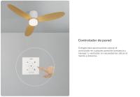 CREATE -  Ventilador de techo 40W silencioso Ø132 cm apto para interior y exterior, Color motor blanco -  WIND LITE - details 2
