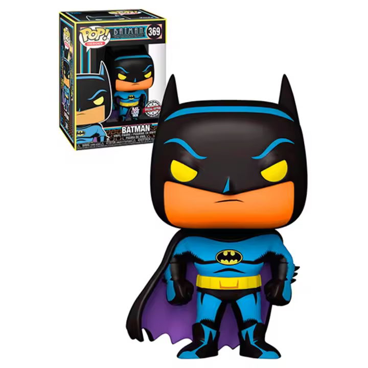 Funko pop dc batman black light multicolor nº 369 -caja original- - 1