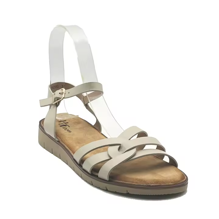 JZ Hermanos Sandalias de Cuña para Mujer, Elegantes y Cómodas, Estilo de Moda, Zapatos de Tacón de Cuña - 1