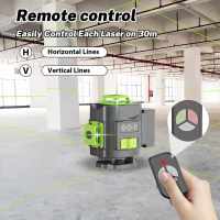 Nivel láser de línea verde 4D 16 para carpintería, 360 líneas horizontales y verticales cruzadas con autonivelación automática, superpotente para interiores y exteriores - details 1