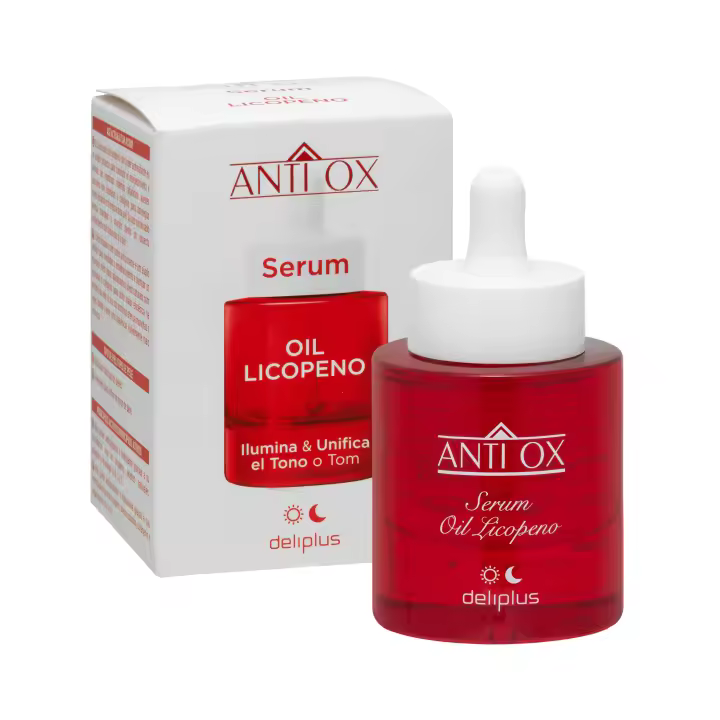 Pack 1 - Sérum Aceite Facial Licopeno Anti Ox 30 ml. Todo tipo de piel. Deliplus - 1