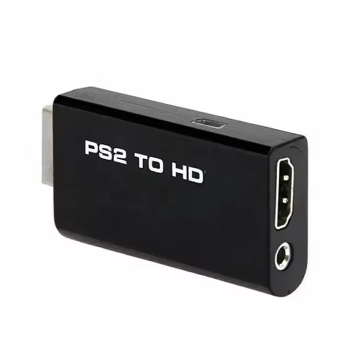 Adaptador convertidor Compatible con Hdmi a Ps2, Cable de Audio de 3,5mm, Compatible con todos los modos de visualización de Ps2, 480i, 480p, 576i - 1
