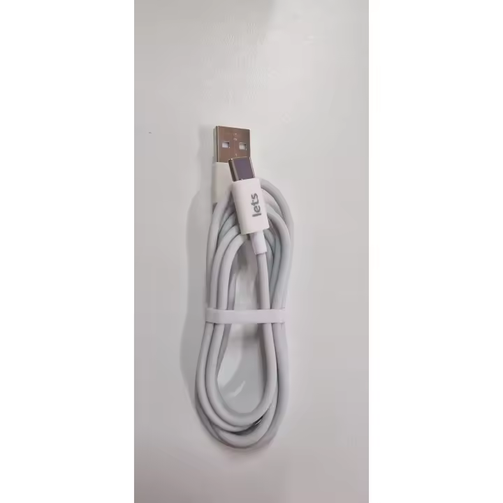 CABLE USB DE CARGA 2.4A L-073 BLANCO TIPO-C - 1