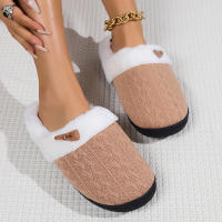 Zapatillas Casuales De Pelo Fluffy Para Mujer Invierno Plush Interior Zapatos De Mujer 2025 Plataforma Calientes Tallas Grandes Pareja Planas - details 1
