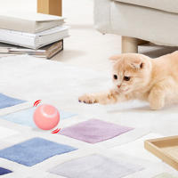 Juguete Inteligente Para Gatos Bola Automática Eléctrica Interactiva Entrenamiento Para Gatos Juguete Móvil Para Juguetear En Interiores - details 6