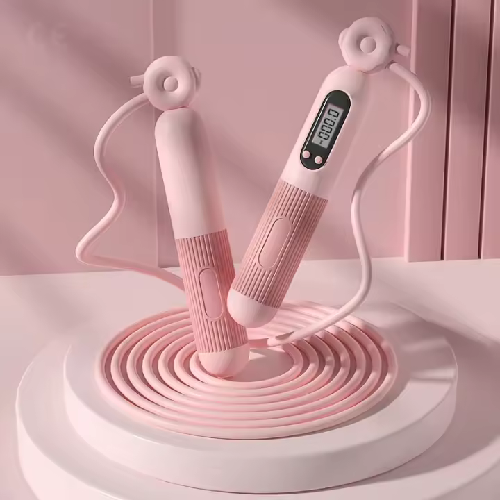 Cuerda De Saltar Con Contador Ajustable Para Fitness Y Pérdida De Peso Contador De Calorías Para Entrenamiento En Casa Material ABS+PVC Unisex - 1