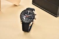 Reloj De Pulsera Deportivo De Lujo Para Hombre BENYAR Con Correa De Cuero Resistente Al Agua Y Cuarzo Militar Marca Nueva - details 16