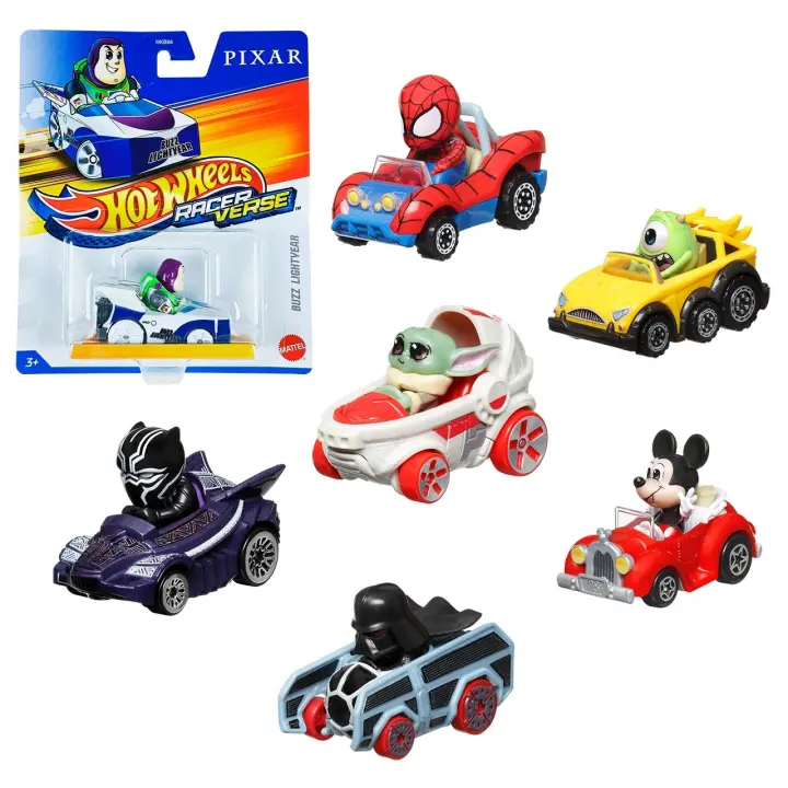 Hot Wheels Racerverse coches con personajes HKB86 HOT WHEELS - 1