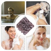 Bola De Baño Creativa 2 En 1 Toalla Loofah Con Cierre De Cordón Exfoliante Suave Esponja De Ducha Herramienta De Cuidado De Piel - details 15