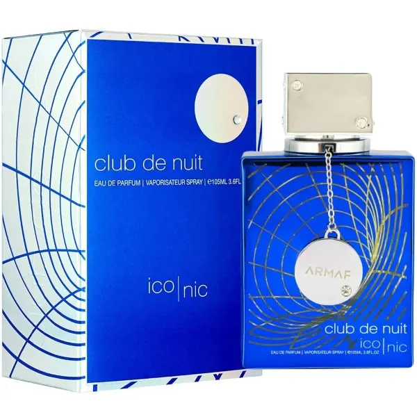 Armaf - Club de Nuit Blue Iconic EDP 105 ml Eau de Parfum para hombre Perfume árabe duradero - 1