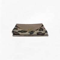 Cartera con estampado de leopardo，Piel de ante,, monedero ,tarjetera, billetera brillante,larga de cuero Granulado ,Piel Vacuno, hecho en Italia, piel auténtico,accesorio trendy ,vintage,,regalo para mujer - details 4