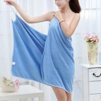 Toalla De Baño Microfibra Para Mujer Toalla De Playa Spa Y Sauna Suave Y Absorbente Tela Knitted Peso 200g Máquina Lavable - details 0