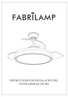 Fabrilamp - Ventilador Dc Esparta Plata 91Ø 72w 6120lm 3asp.desp 3000-4000-6000k Remoto+temporizador+memoria - details 5