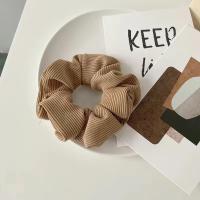 Lote De 6 Scrunchies Para Mujer Y Niñas Microfibra Tejida Estilo Coreano Japonés Moda Scruncies Decorativos Cinta Elástica De Poliéster Para Uso Casual - details 7