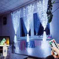 Luz De Navidad LED Para Decoración De Fiesta Y Boda Guirnalda De Luces Navideñas Para Hogar Y Jardín 3M 4M 6M Con USB - details 15