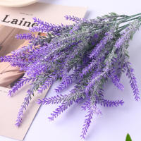 Plantas Artificiales De Lavanda 36/45cm Flores De Plástico Realistas Para Decoración De Bodas Y Oficina Color Morado - details 5