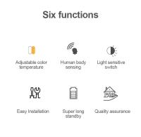 Lámpara Nocturna LED Con Sensor De Movimiento Sensor Digital Y Adhesión Magnética Sin Cable Protección Ocular Para El Uso En La Casa - details 2