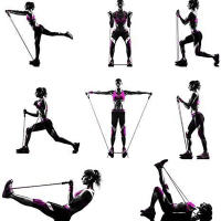 Bandas de ejercicio, Bandas de entrenamiento con ASAS para mujeres, Equipo de entrenamiento de fuerza en el hogar - details 3