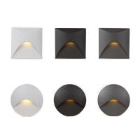 Lámpara De Pared Revestida Al Aire Libre IP65 3W LED Impermeable Para Iluminación Nocturna De Pasillos Exteriores Escaleras Y Patios - details 0
