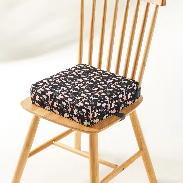 Asiento Ajustable Para Niños INSULAR Almohadilla De Apoyo Para Comediante Con Enchufable Y Seguridad Para Niños De 0 a 2 Años Material De Muebles Acolchado Floral - 1