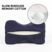 Almohada De Soporte Para Piernas Y Rodillas Ortopédica De Espuma De Memoria Con Rebound Lento Para Mujeres Embarazadas Almohada Para Dormir De Lado En Plis Plas Y Sólido - details 1